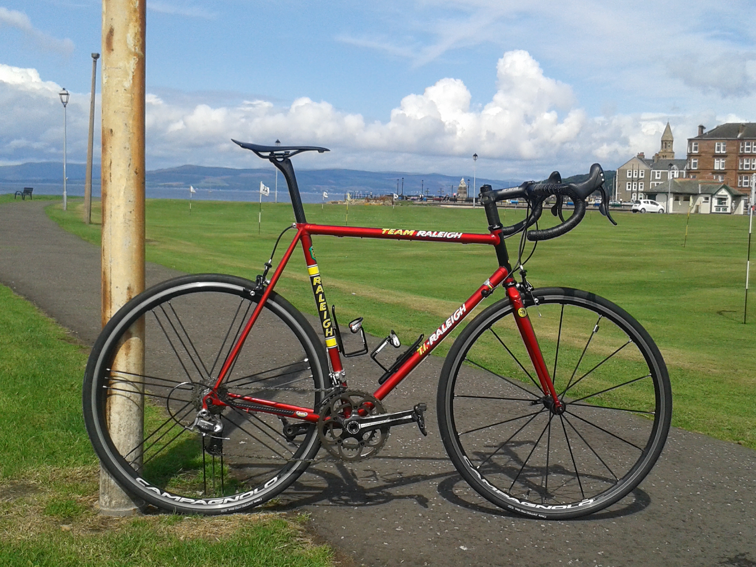 vintage road bike new components